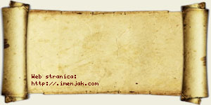 Tijana Stanimirović vizit kartica